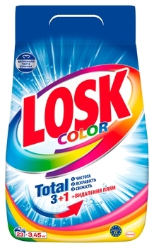 Стиральный порошок Losk Color для цветных вещей, 3.45 кг (9000101546590) - Pampik