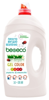 Гель для прання Be&Eco Color, 5.8 л (4820168433610) - Pampik