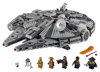 Конструктор LEGO Star Wars Millennium Falcon™ Тисячолiтній сокiл (75257) - Pampik - 6