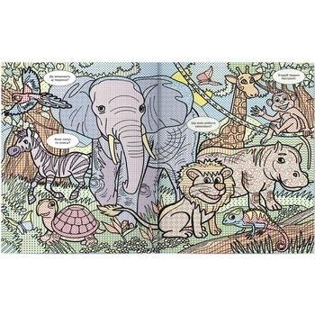 Книга Віммельбух. Водяні розмальовки. Дикі тварини - Pampik - 3