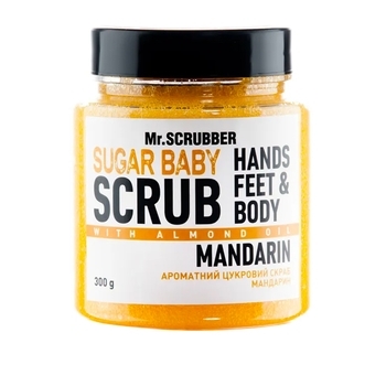 Сахарный скраб для тела Mr.Scrubber Sugar Baby Mandarin, 300 г - Pampik