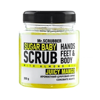 Цукровий скраб для тіла Mr.Scrubber Sugar Baby Juicy Mango, 300 гр - Pampik