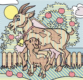 Водяні розмальовки. На фермі (F00025260) - Pampik - 2