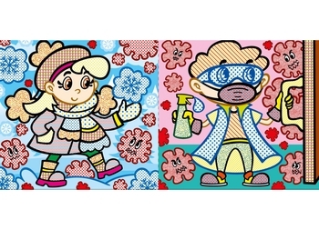 Водяні розмальовки. Кольоровий фон. Нехворійко - Pampik - 3