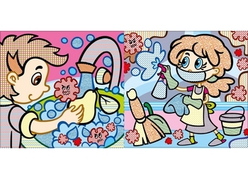 Водяні розмальовки. Кольоровий фон. Нехворійко - Pampik - 2