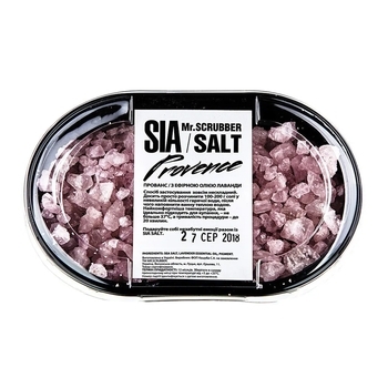 Сіль для ванни Mr.Scrubber Sia Provence, 400 г - Pampik