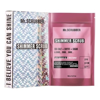 Скраб для тіла Mr.Scrubber Shimmer Scrub, 150 г - Pampik
