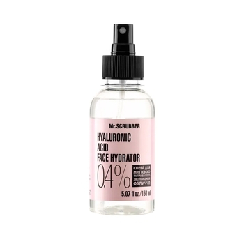 Спрей для зволоження обличчя Mr.Scrubber Hyaluronic Instant Face Hydrator 0,4%, 150 мл - Pampik