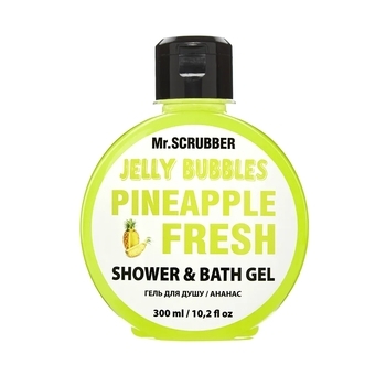 Гель для душа Mr.Scrubber Jelly Bubbles Pineapple, 300 мл - Pampik