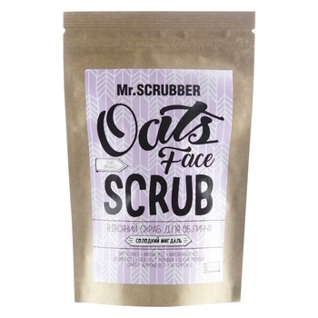 Скраб для лица с овсяными хлопьями Mr.Scrubber Oats, 150 г - Pampik
