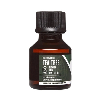 Олія чайного дерева для проблемних ділянок шкіри Mr.Scrubber Blemish Skin Tea Tree Oil, 15 мл - Pampik