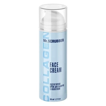 Підтягуючий крем для обличчя з колагеном Mr.Scrubber Collagen Face Cream, 50 мл - Pampik