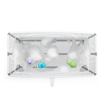 Ванночка складана Stokke Flexi Bath XL (біла) + адаптер у подарунок (535901акц.) - Pampik - 4