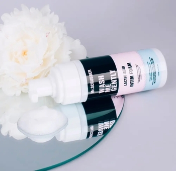 Пенка для интимной гигиены с молочной кислотой и соком алоэ вера Mr.Scrubber Wash Me Gently, 150 мл - Pampik - 2