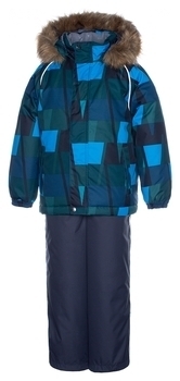 Комплект Huppa WINTER, р.122, бірюзово-зелений (41480030-92766-122) - Pampik