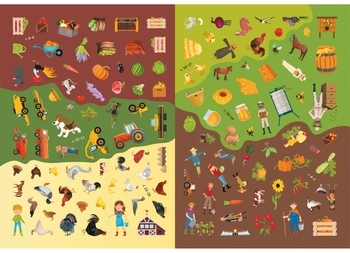 Книжка з наліпками. Ферма (F00027783) - Pampik - 4