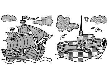 Водяні розмальовки із секретом. Вітрильник - Pampik - 3