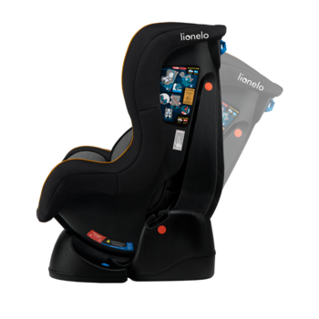 Автокрісло Lionelo Liam Yellow Mustard, чорний з жовтим - Pampik - 8