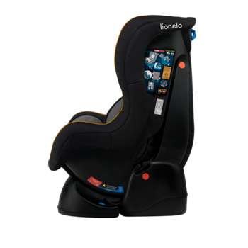 Автокрісло Lionelo Liam Yellow Mustard, чорний з жовтим - Pampik - 4