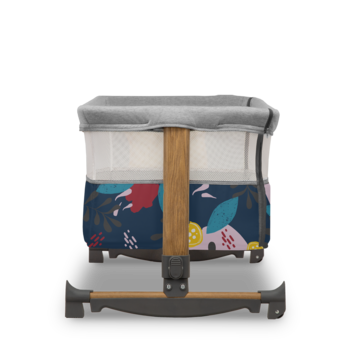 Ліжечко приставне Lionelo Leonie Blue Navy, синій - Pampik - 17