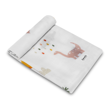 Пелюшка Lionelo Dino Bamboo Box Multicolor, різнокольоровий, 3 шт. - Pampik - 4