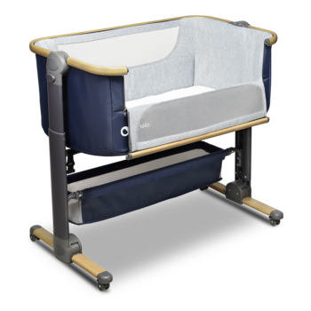 Ліжечко приставне Lionelo Timon Blue Navy, синій - Pampik - 6