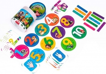 Подарунок. Розвиваюча гра Vladi Toys Математика для найменших, у тубусі (VT2911-04) - Pampik - 2