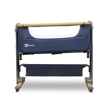 Ліжечко приставне Lionelo Timon Blue Navy, синій - Pampik - 3