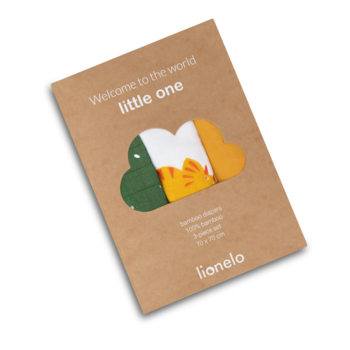 Пелюшка Lionelo Dino Bamboo Box Multicolor, різнокольоровий, 3 шт. - Pampik - 2