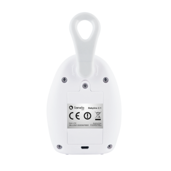 Радіоняня Lionelo BabyLine 2.1, білий - Pampik - 4