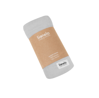 Пелюшка Lionelo Bamboo Swaddle Grey Stone, сірий - Pampik - 2