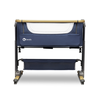 Ліжечко приставне Lionelo Timon Blue Navy, синій - Pampik - 5