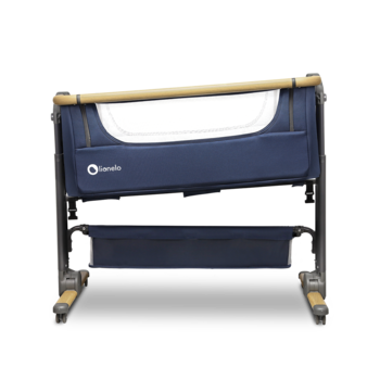 Ліжечко приставне Lionelo Timon Blue Navy, синій - Pampik - 2