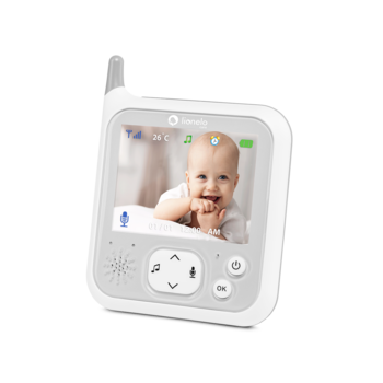 Видеоняня Lionelo BabyLine 7.1, белый с серым - Pampik - 12