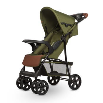 Прогулянковий візок Lionelo Emma Plus Forest Green, зелений - Pampik - 3