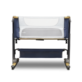 Ліжечко приставне Lionelo Timon Blue Navy, синій - Pampik - 4