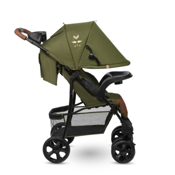 Прогулянковий візок Lionelo Emma Plus Forest Green, зелений - Pampik - 4