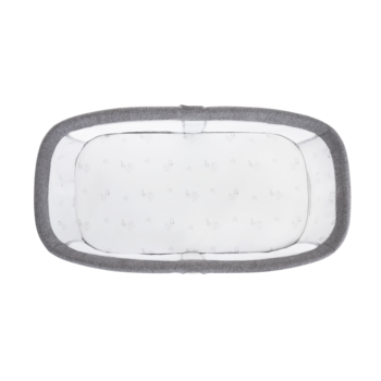 Кроватка приставная Lionelo Malin Grey Concrete, серый - Pampik - 6