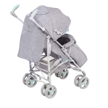 Прогулянковий візок Lionelo Irma Grey Mint, сірий з м'ятним - Pampik - 4