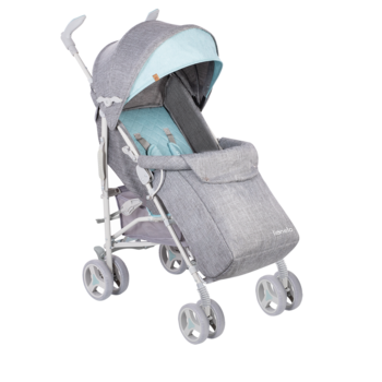 Прогулянковий візок Lionelo Irma Grey Mint, сірий з м'ятним - Pampik - 5