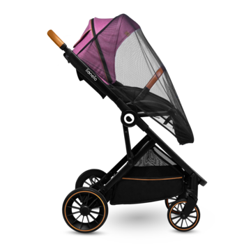 Прогулочная коляска Lionelo Riya Pink Violet, розовый - Pampik - 10
