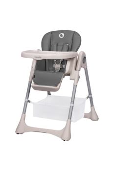 Стільчик для годування Lionelo Zanna Grey Stone, сірий - Pampik - 2