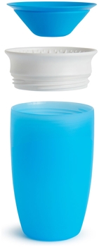 Чашка-непроливайка Munchkin Miracle 360 з кришкою, 296 мл, блакитний (51858) - Pampik - 4