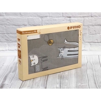 Комплект постільної білизни Руно Киця, бязь (932.115_Киця) - Pampik - 5