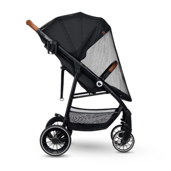 Прогулочная коляска Lionelo Alexia Black Onyx, черный - Pampik - 6