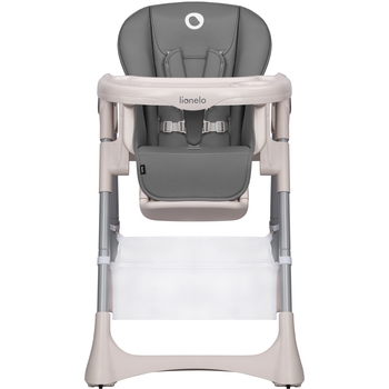 Стільчик для годування Lionelo Zanna Grey Stone, сірий - Pampik