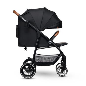 Прогулочная коляска Lionelo Alexia Black Onyx, черный - Pampik - 2