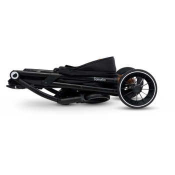 Прогулочная коляска Lionelo Alexia Black Onyx, черный - Pampik - 10