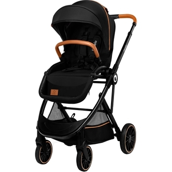 Прогулочная коляска Lionelo Riya Black Onyx, черный - Pampik