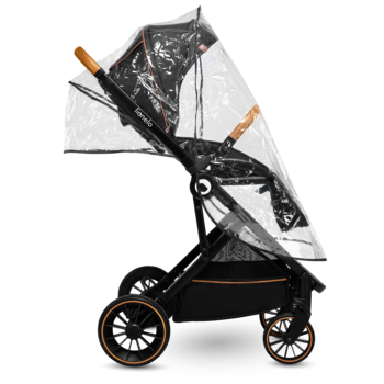 Прогулочная коляска Lionelo Riya Black Onyx, черный - Pampik - 9